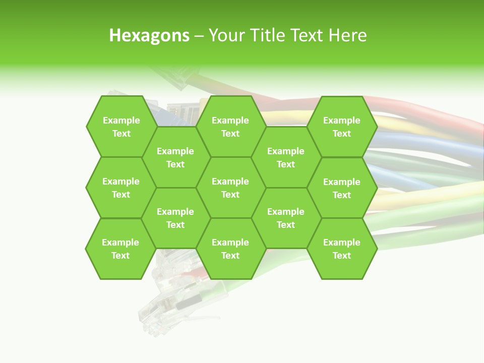 Cable White Cat PowerPoint Template