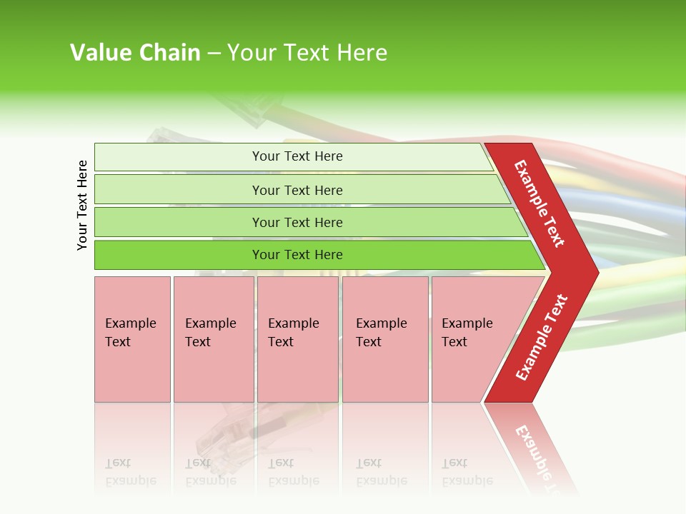 Cable White Cat PowerPoint Template