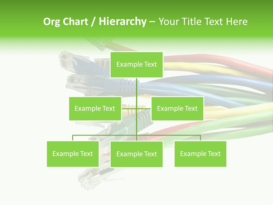 Cable White Cat PowerPoint Template
