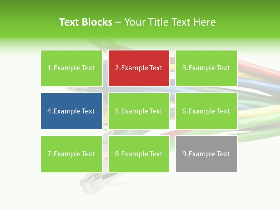 Cable White Cat PowerPoint Template