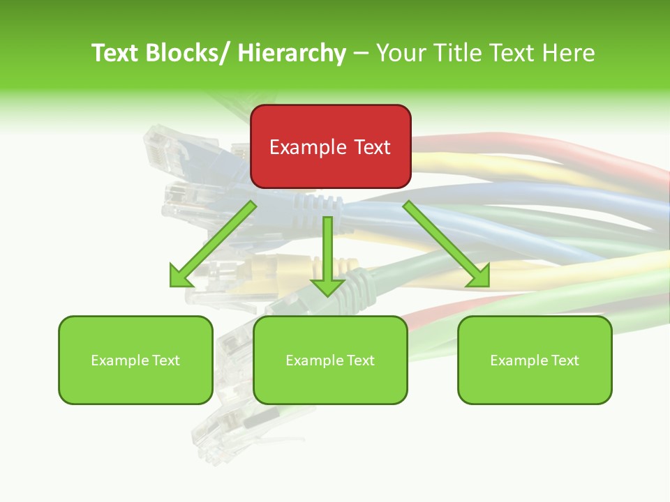 Cable White Cat PowerPoint Template