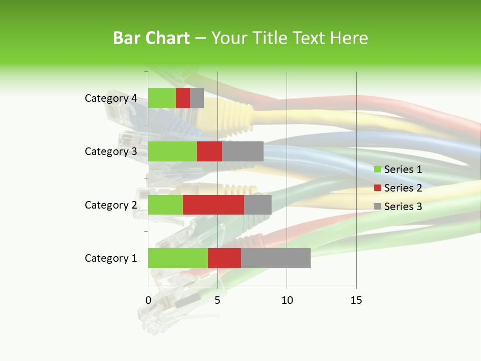 Cable White Cat PowerPoint Template