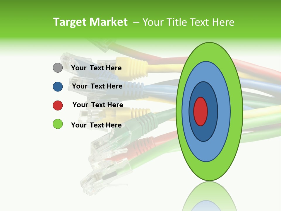 Cable White Cat PowerPoint Template