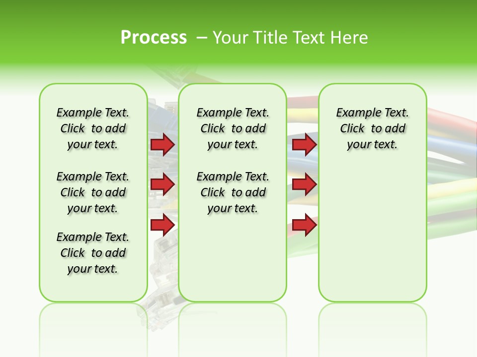 Cable White Cat PowerPoint Template