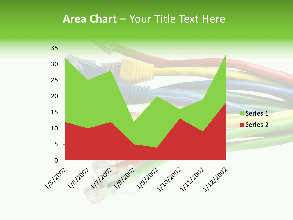 Cable White Cat PowerPoint Template