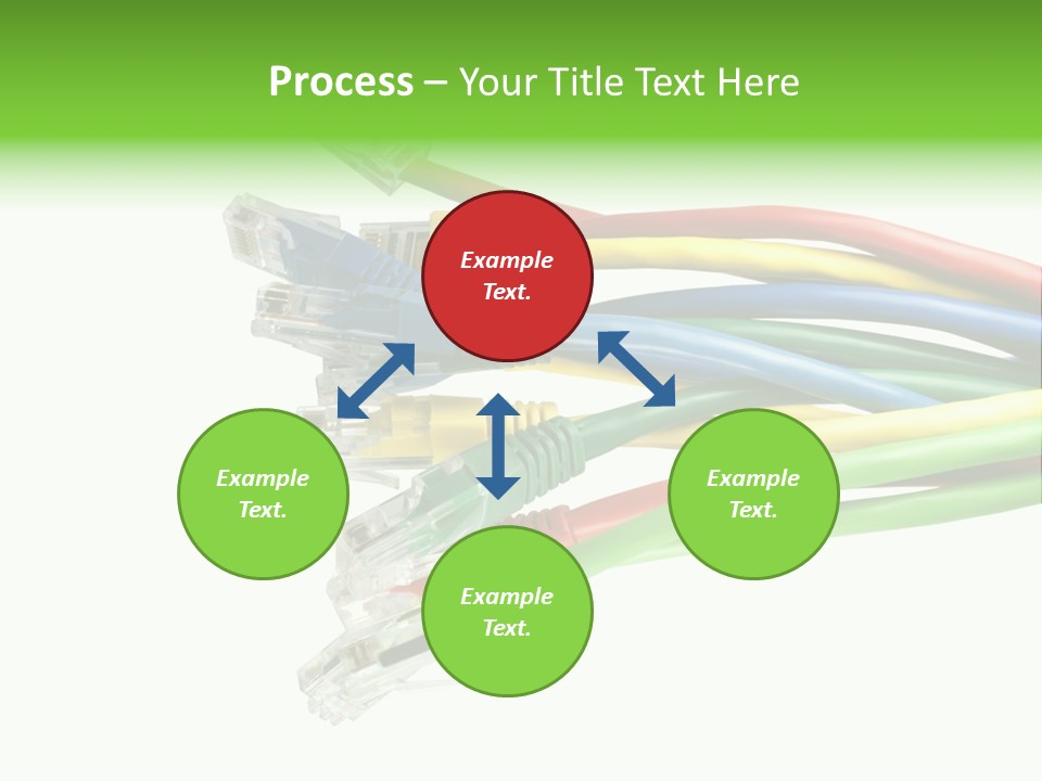 Cable White Cat PowerPoint Template