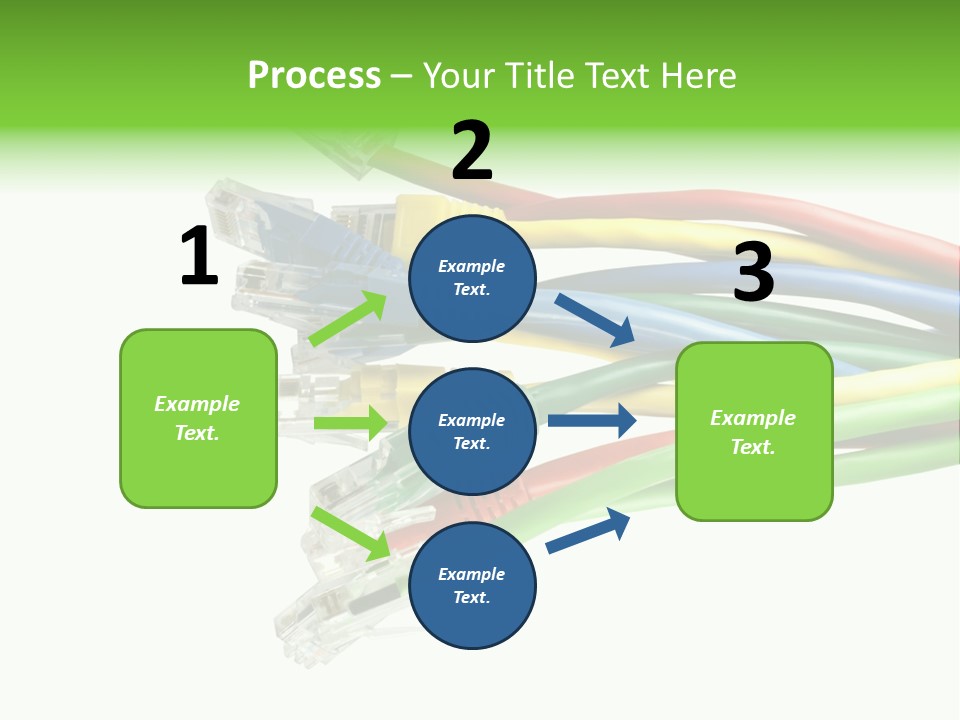 Cable White Cat PowerPoint Template
