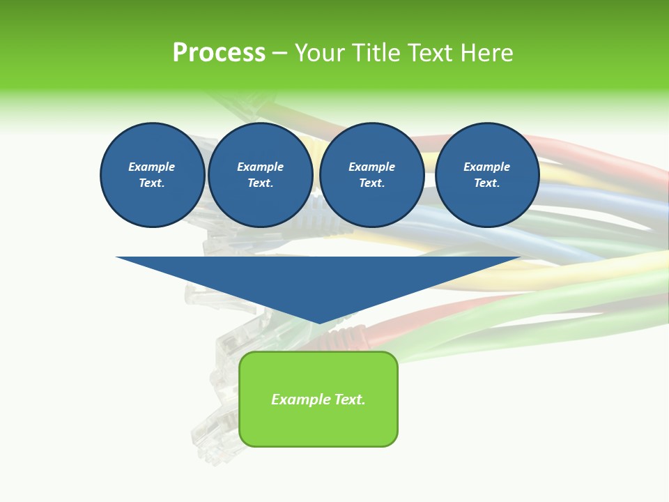 Cable White Cat PowerPoint Template