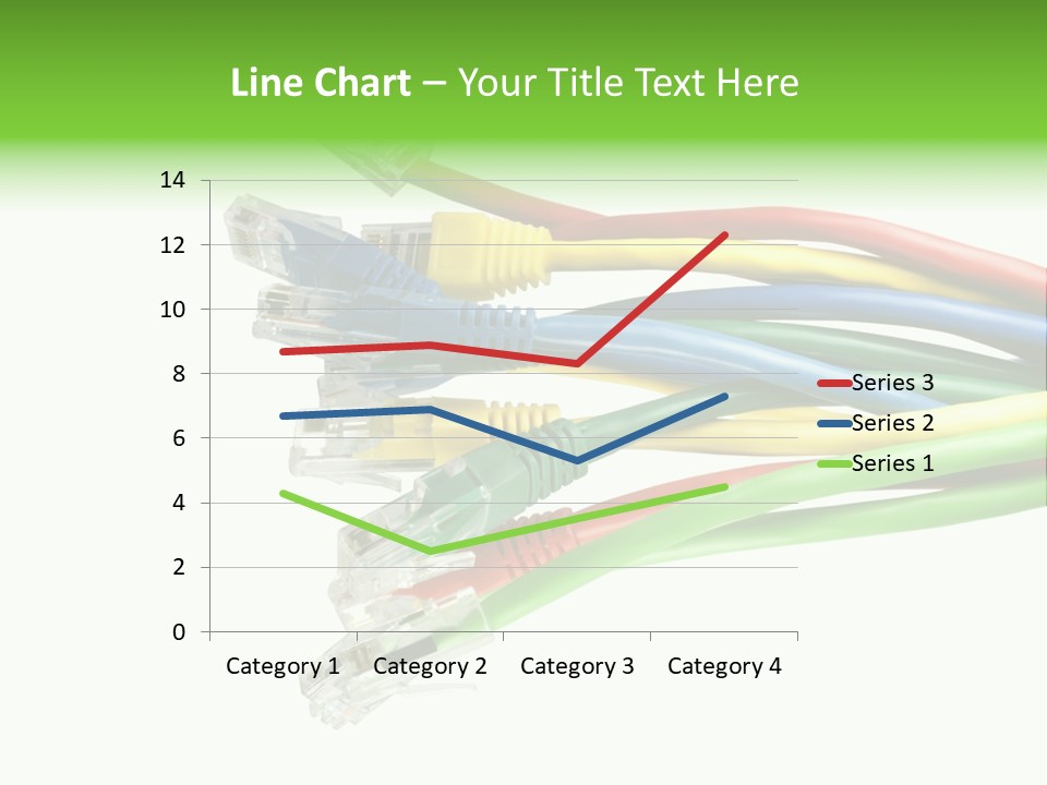 Cable White Cat PowerPoint Template