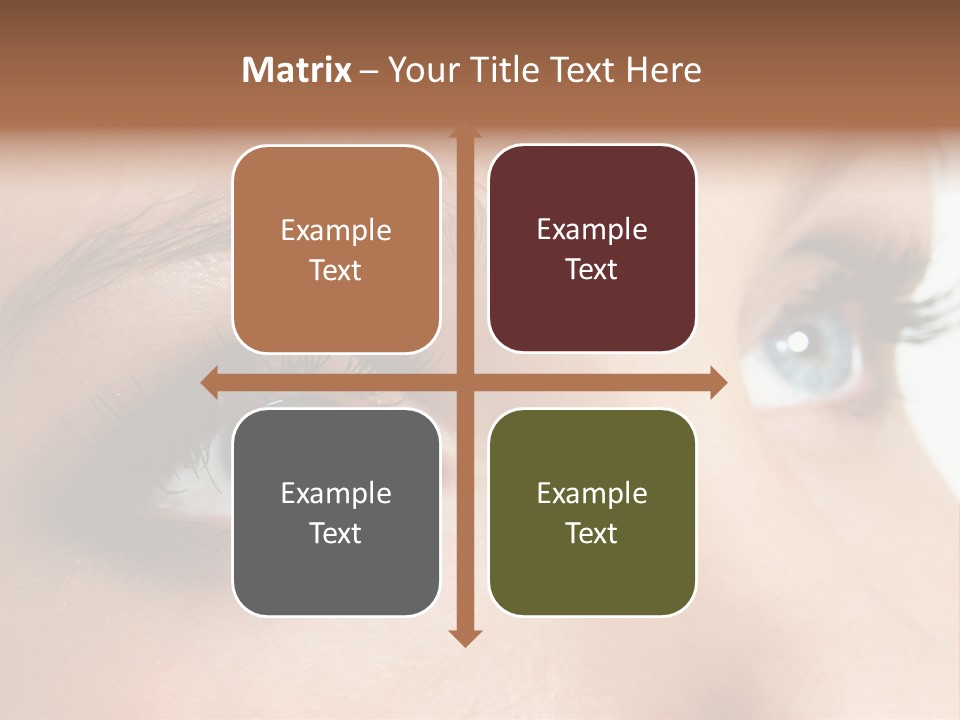 Makeup Portrait Bright PowerPoint Template