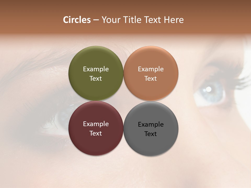 Makeup Portrait Bright PowerPoint Template