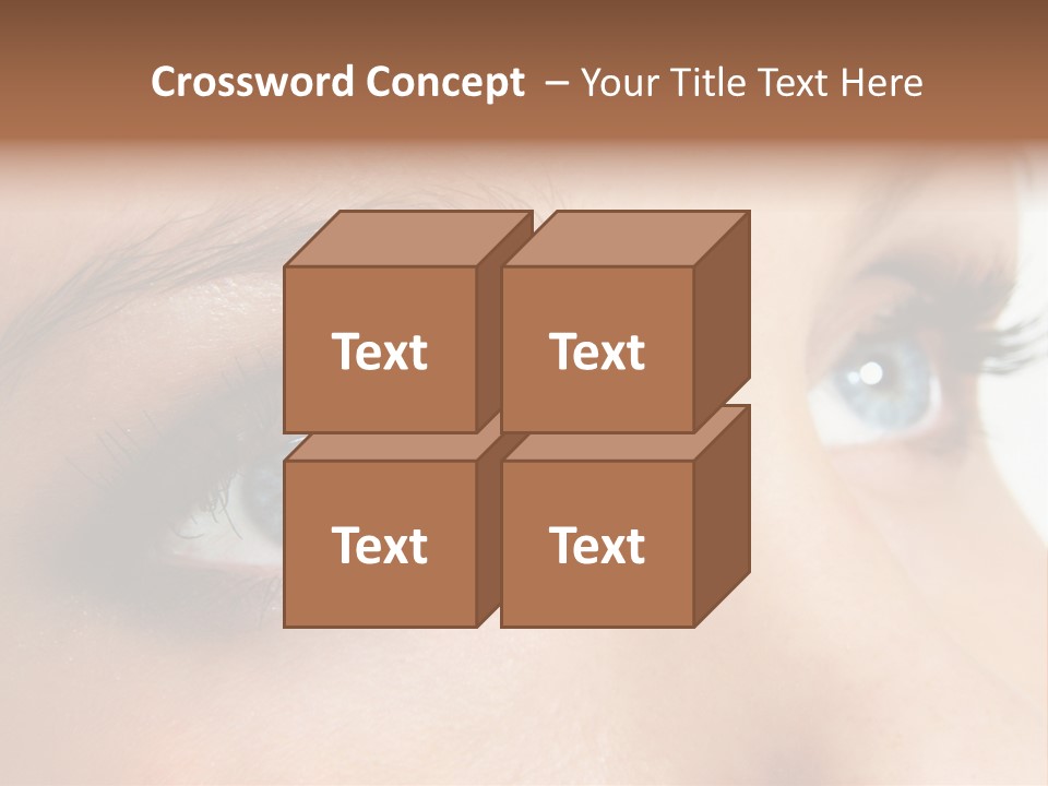 Makeup Portrait Bright PowerPoint Template