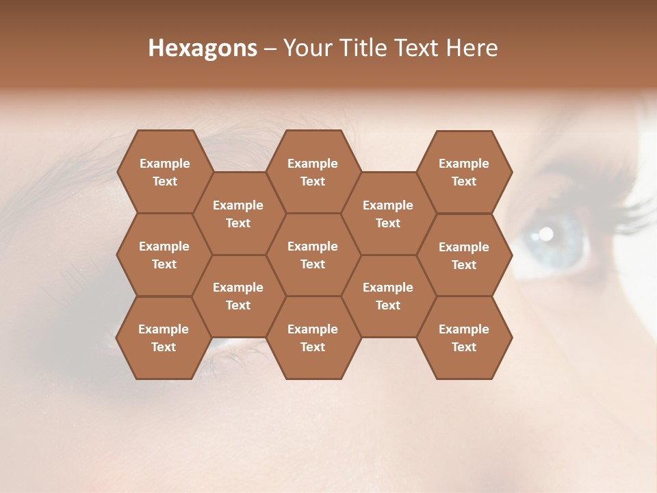 Makeup Portrait Bright PowerPoint Template