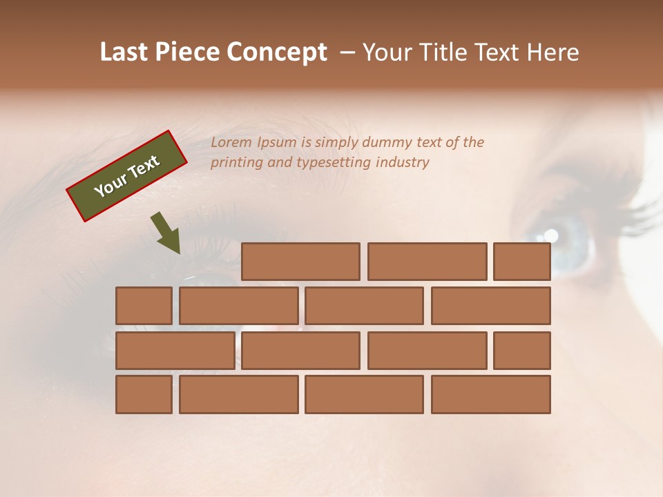 Makeup Portrait Bright PowerPoint Template