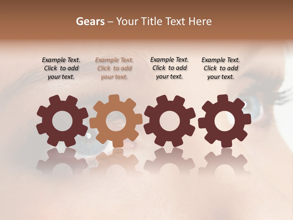 Makeup Portrait Bright PowerPoint Template