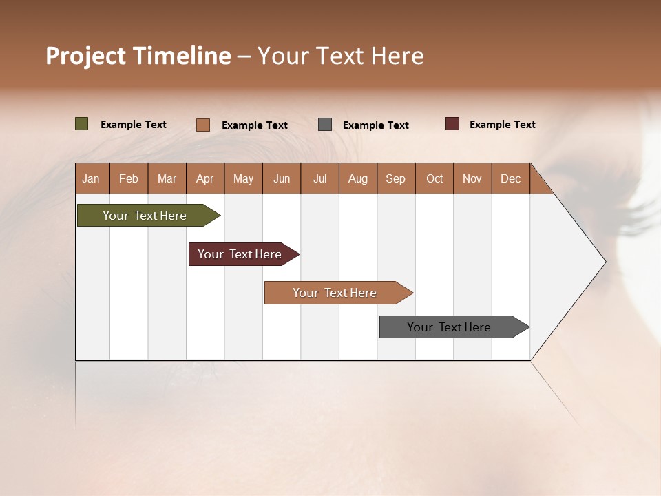 Makeup Portrait Bright PowerPoint Template