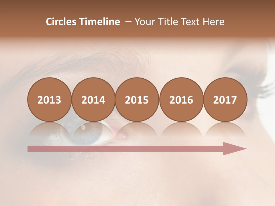 Makeup Portrait Bright PowerPoint Template