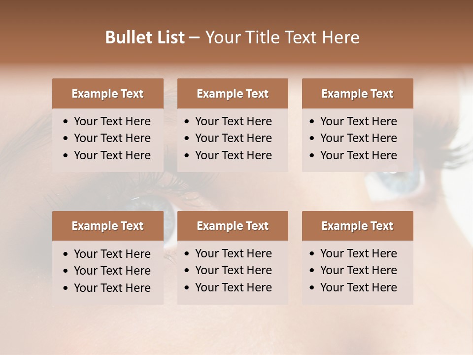 Makeup Portrait Bright PowerPoint Template