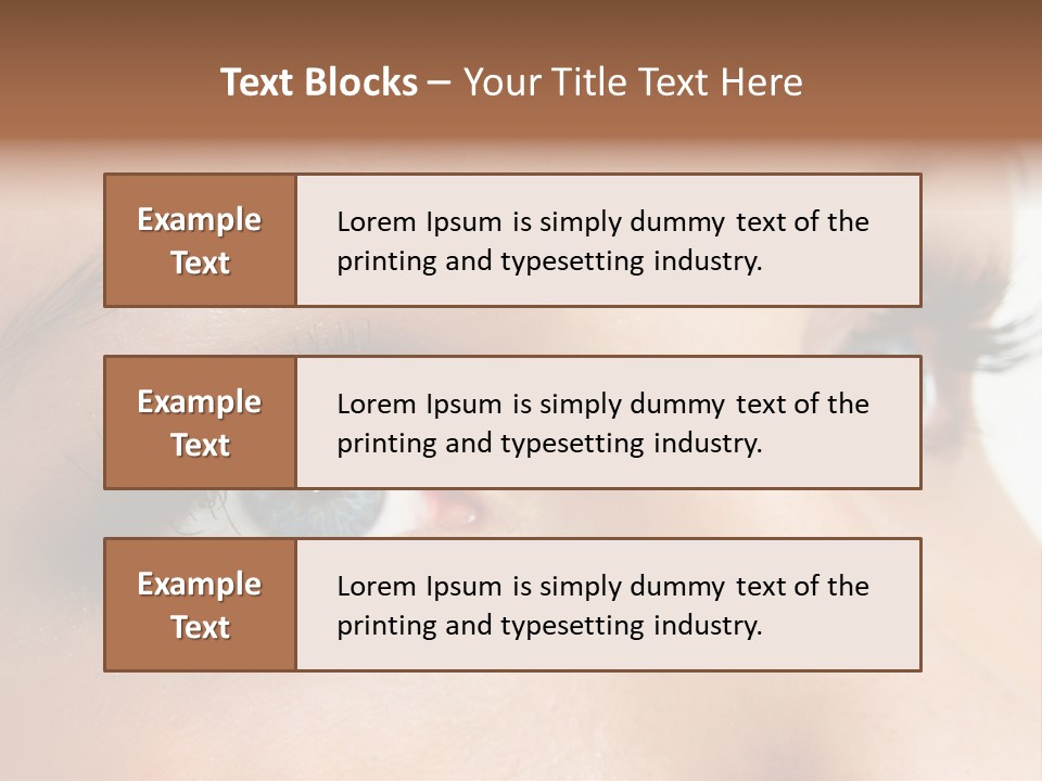 Makeup Portrait Bright PowerPoint Template