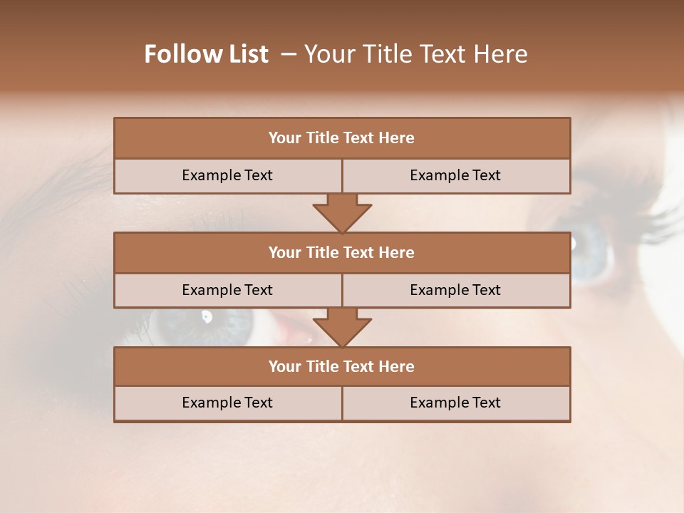 Makeup Portrait Bright PowerPoint Template