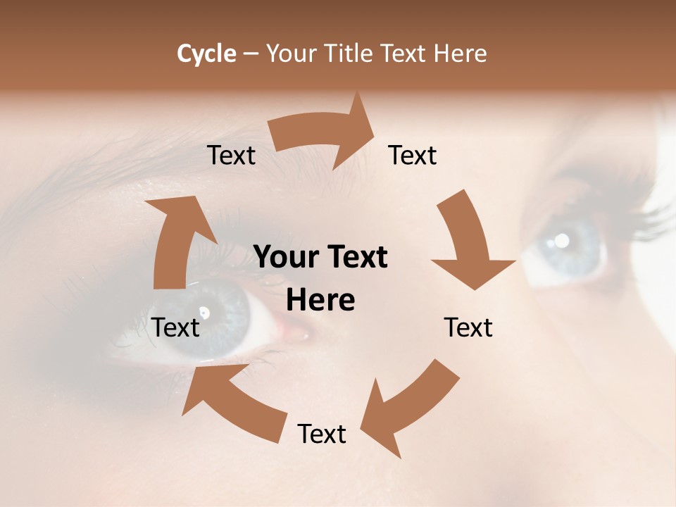 Makeup Portrait Bright PowerPoint Template