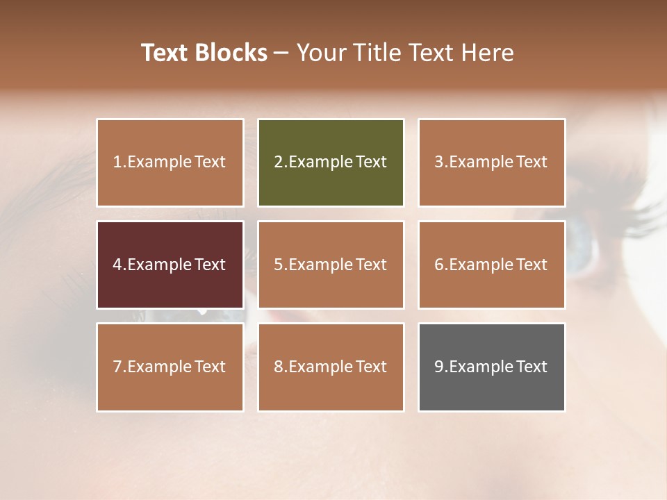 Makeup Portrait Bright PowerPoint Template