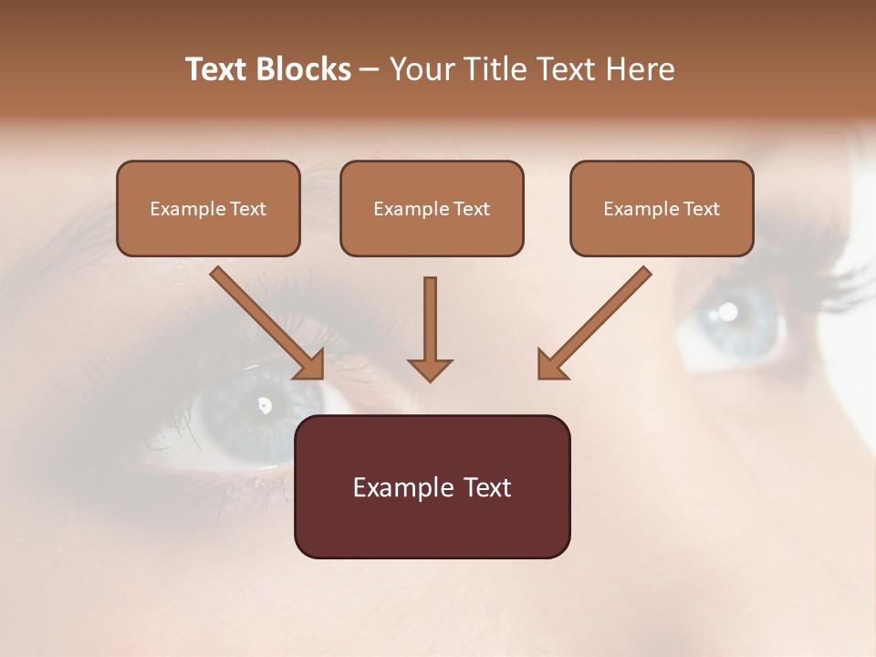 Makeup Portrait Bright PowerPoint Template