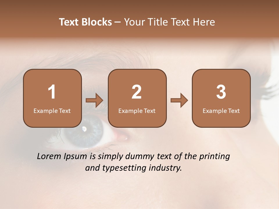 Makeup Portrait Bright PowerPoint Template