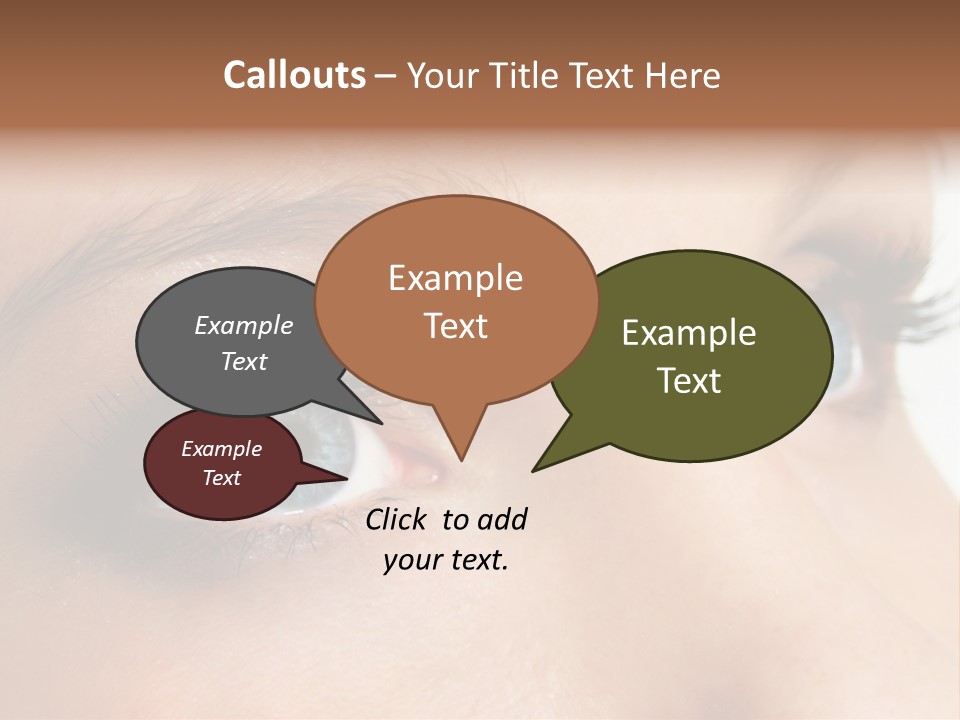 Makeup Portrait Bright PowerPoint Template