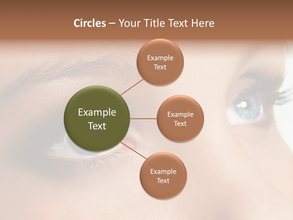 Makeup Portrait Bright PowerPoint Template