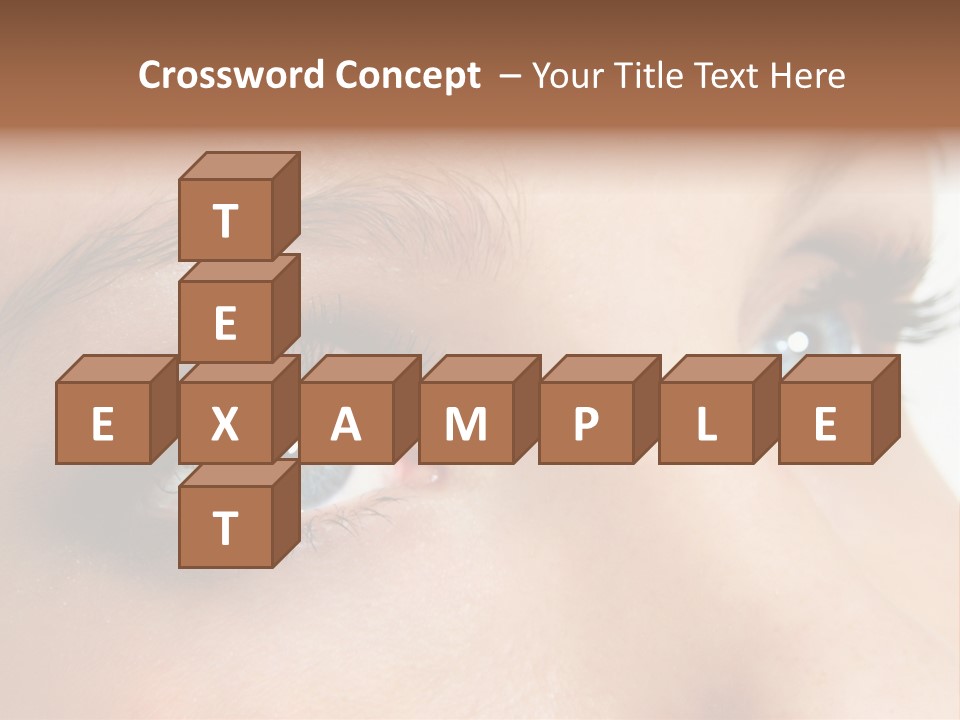 Makeup Portrait Bright PowerPoint Template