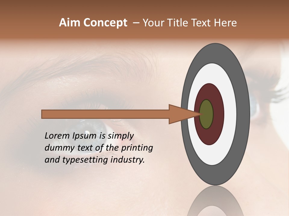 Makeup Portrait Bright PowerPoint Template