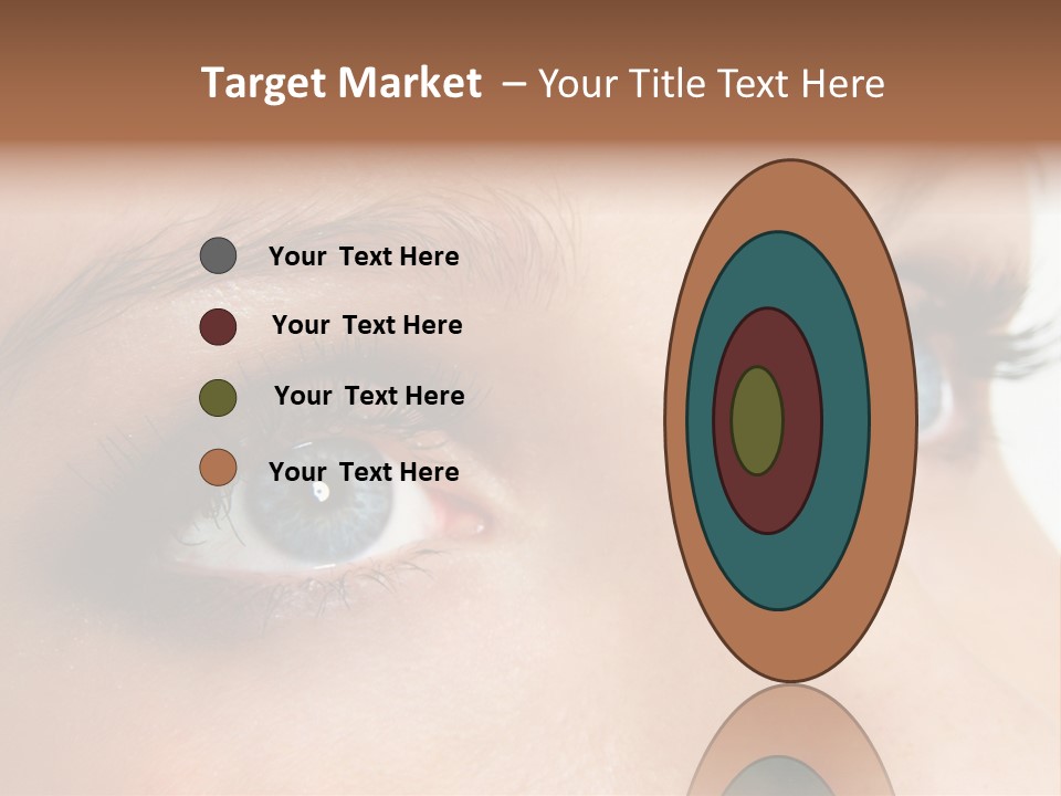 Makeup Portrait Bright PowerPoint Template