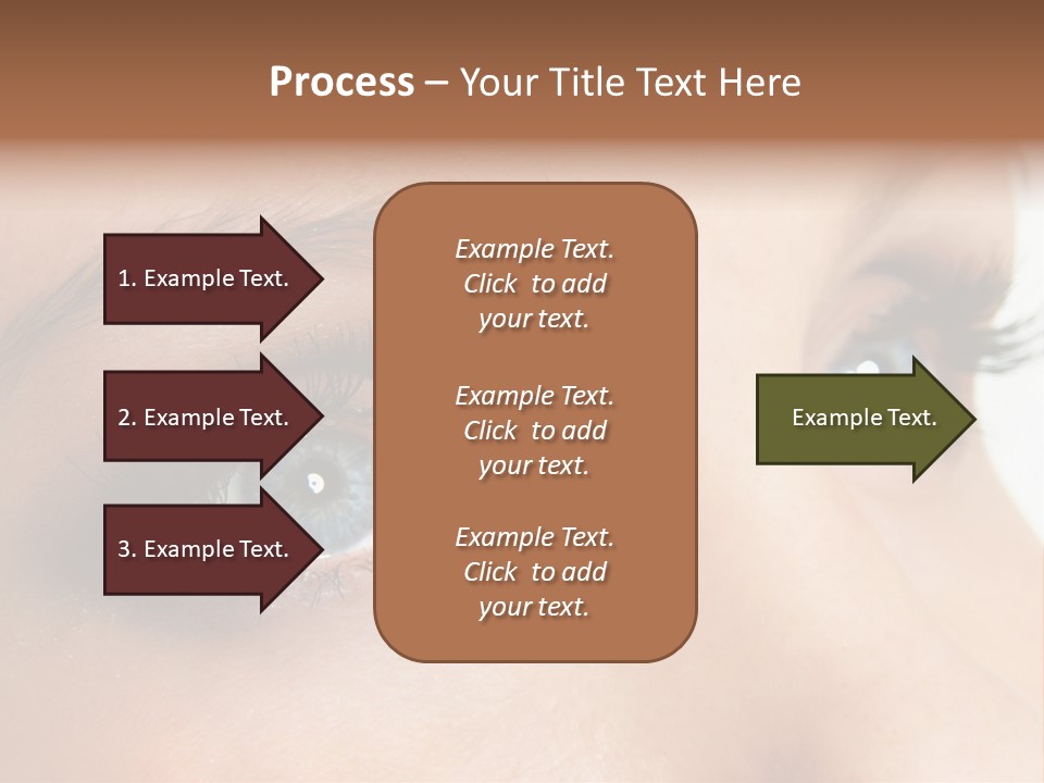 Makeup Portrait Bright PowerPoint Template