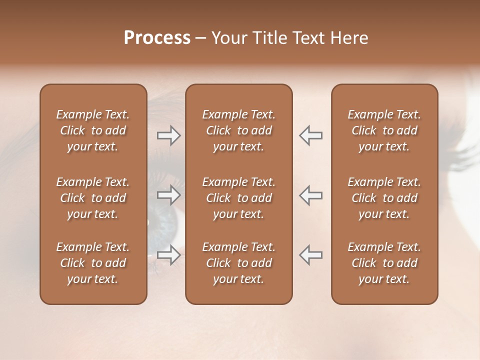Makeup Portrait Bright PowerPoint Template