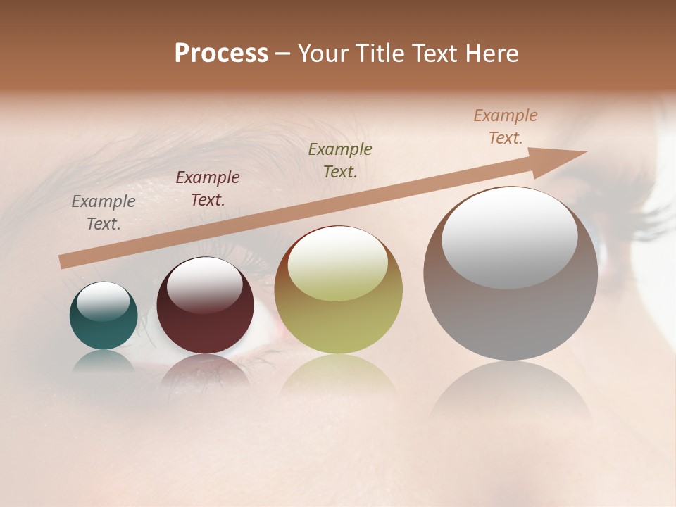 Makeup Portrait Bright PowerPoint Template