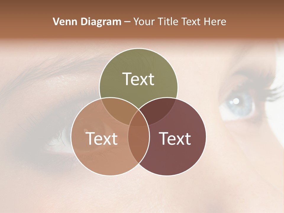 Makeup Portrait Bright PowerPoint Template