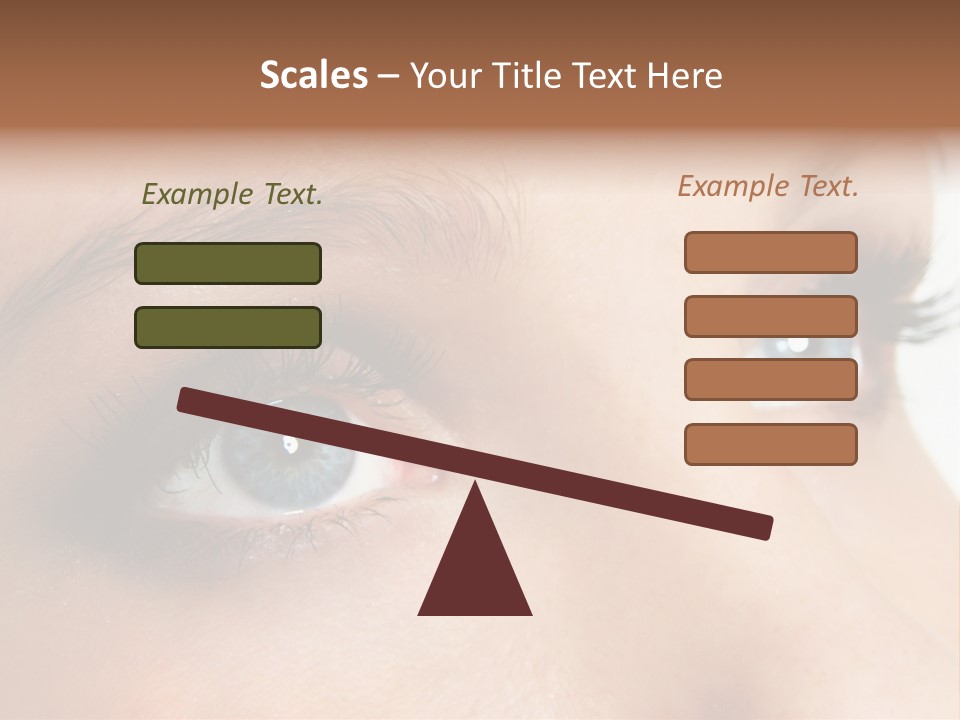 Makeup Portrait Bright PowerPoint Template