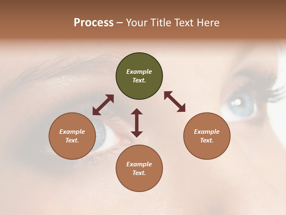 Makeup Portrait Bright PowerPoint Template