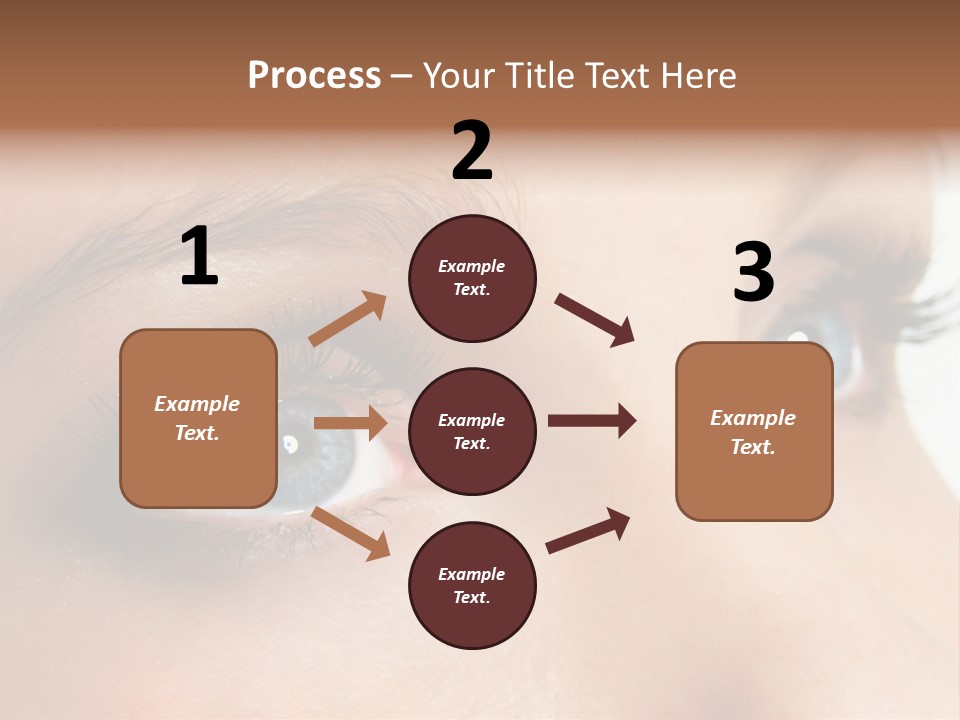 Makeup Portrait Bright PowerPoint Template