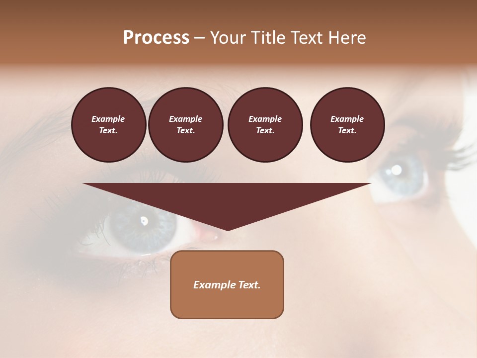 Makeup Portrait Bright PowerPoint Template