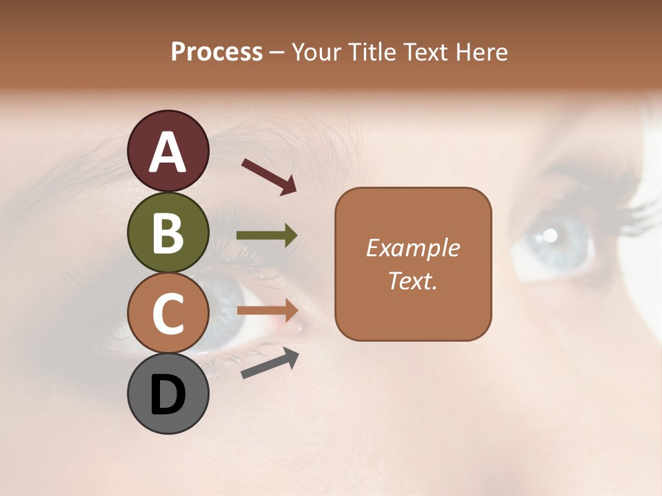 Makeup Portrait Bright PowerPoint Template