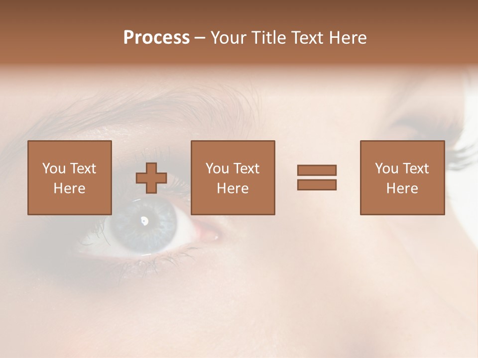 Makeup Portrait Bright PowerPoint Template