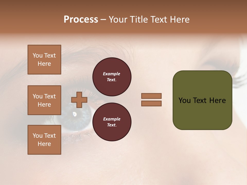 Makeup Portrait Bright PowerPoint Template