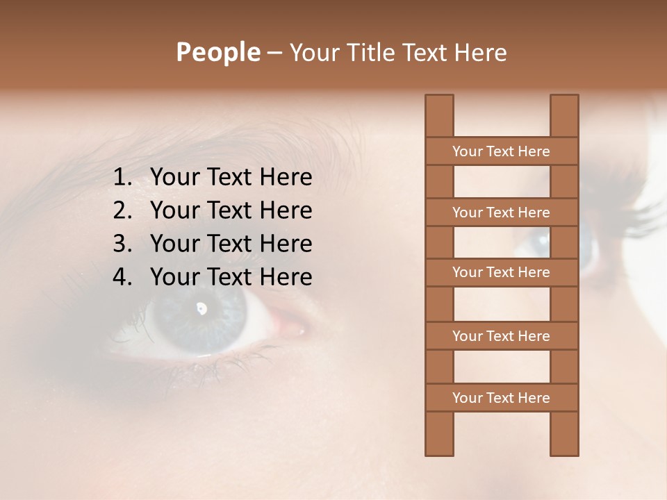 Makeup Portrait Bright PowerPoint Template