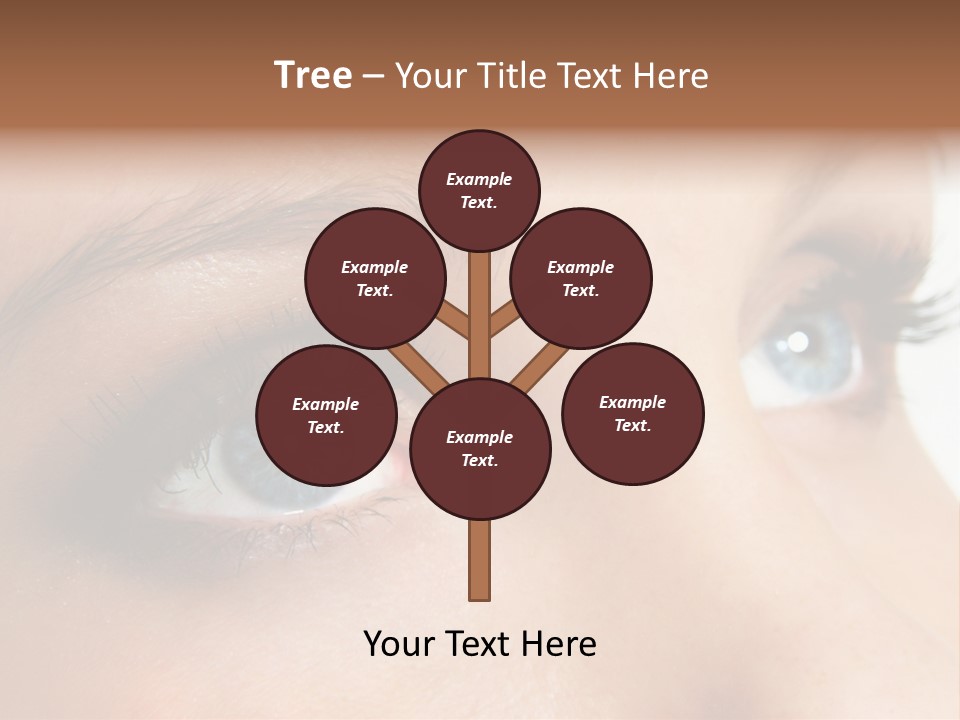 Makeup Portrait Bright PowerPoint Template