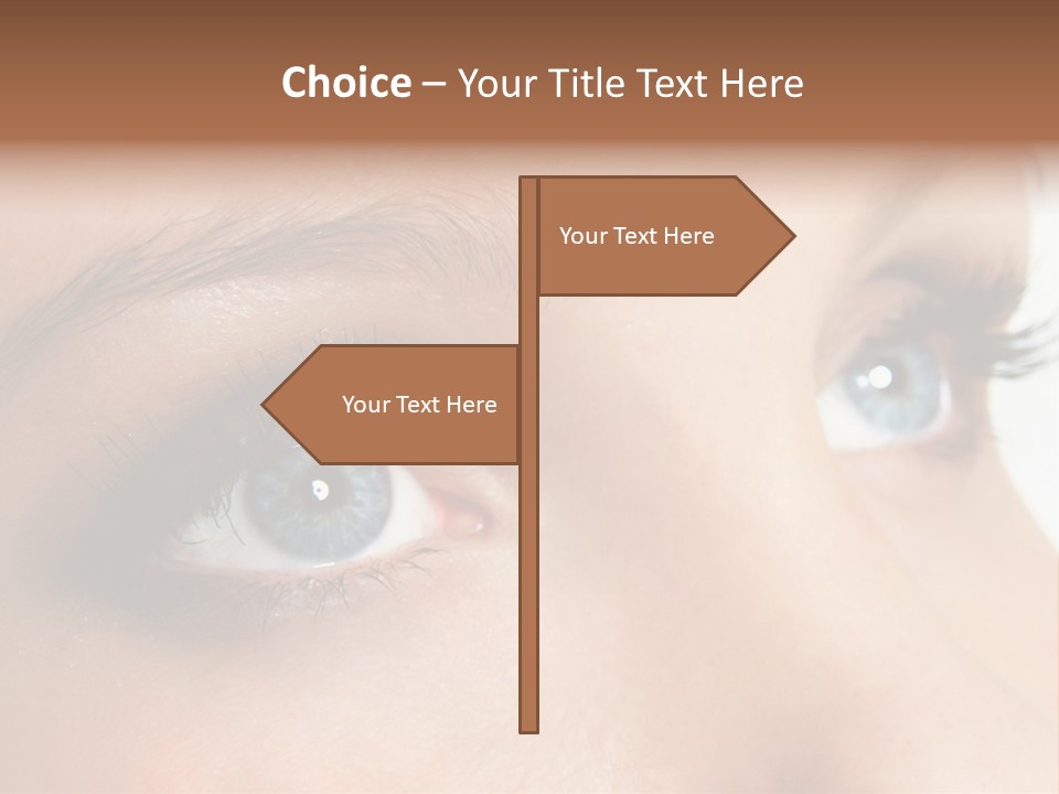 Makeup Portrait Bright PowerPoint Template