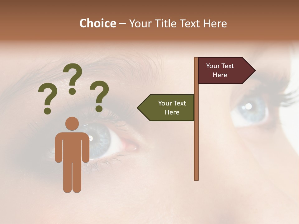 Makeup Portrait Bright PowerPoint Template