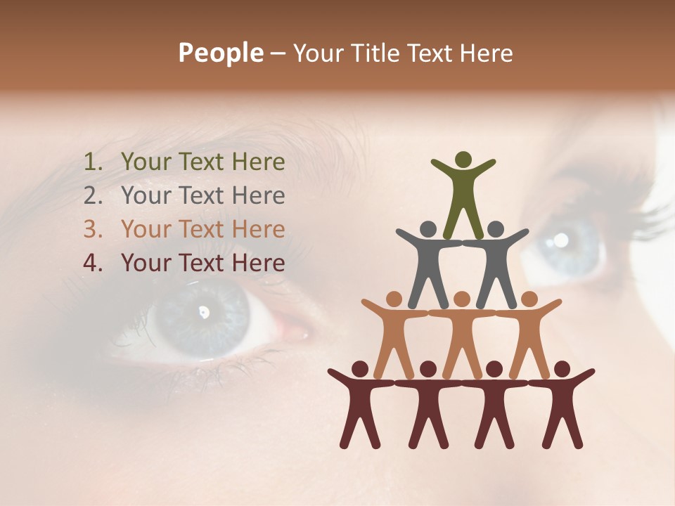 Makeup Portrait Bright PowerPoint Template