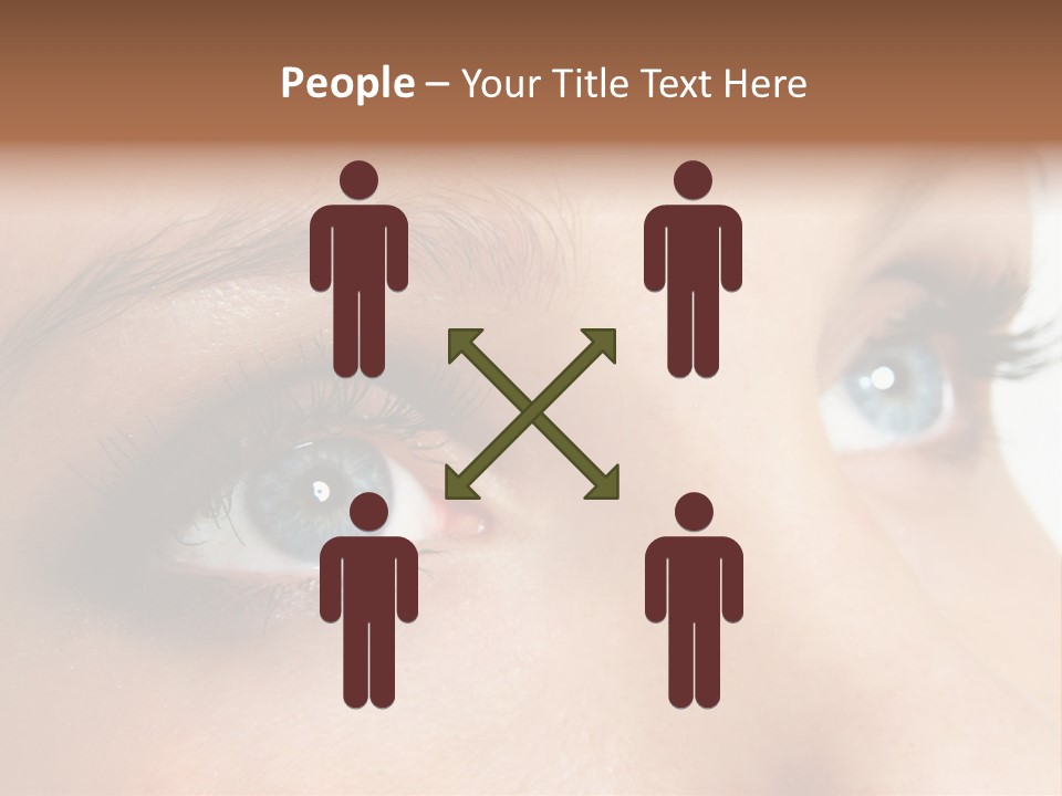 Makeup Portrait Bright PowerPoint Template